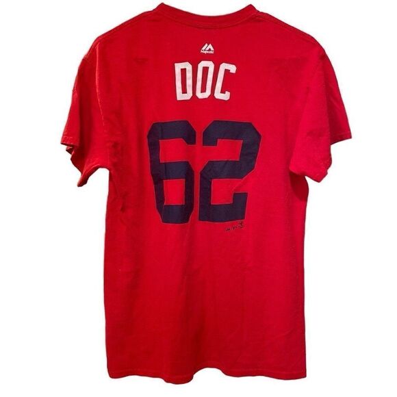 Majestic TShirt Adult M Washington Nationals Doc Doolittle #63 Baseball MLB Swag - Picture 2 of 6